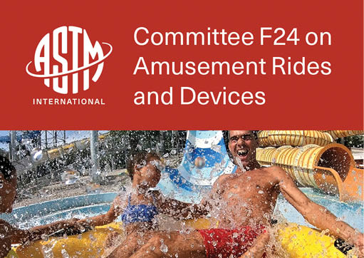 Two adults wearing swimwear are enjoying a water ride on a yellow inflatable raft with water splashing around them and a water slide visible in the background. Description generated by AI